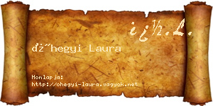 Óhegyi Laura névjegykártya